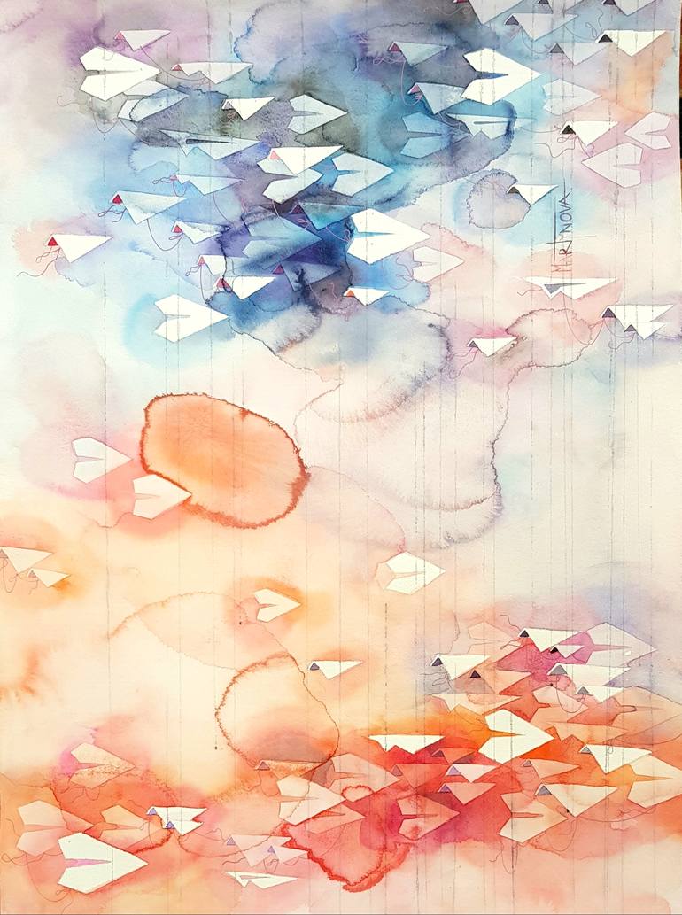 Original Abstract Expressionism Abstract Paintings by Yuliya Martynova