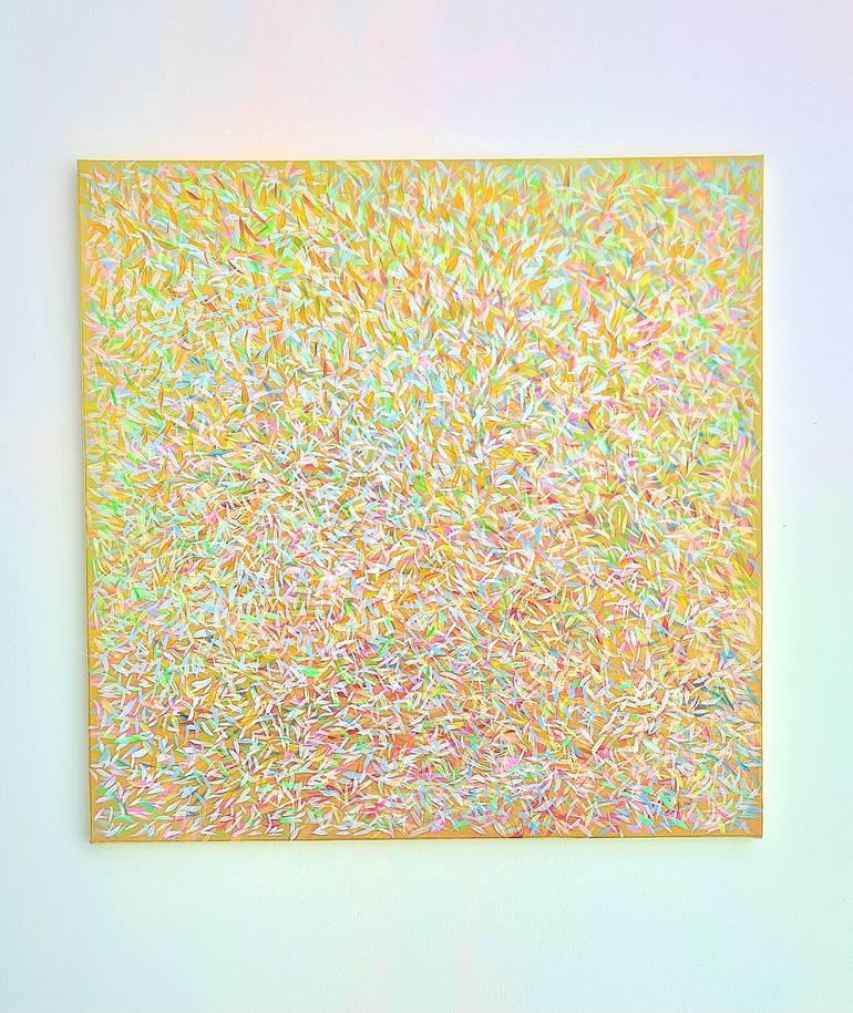 Original Abstract Floral Painting by Yuliya Martynova