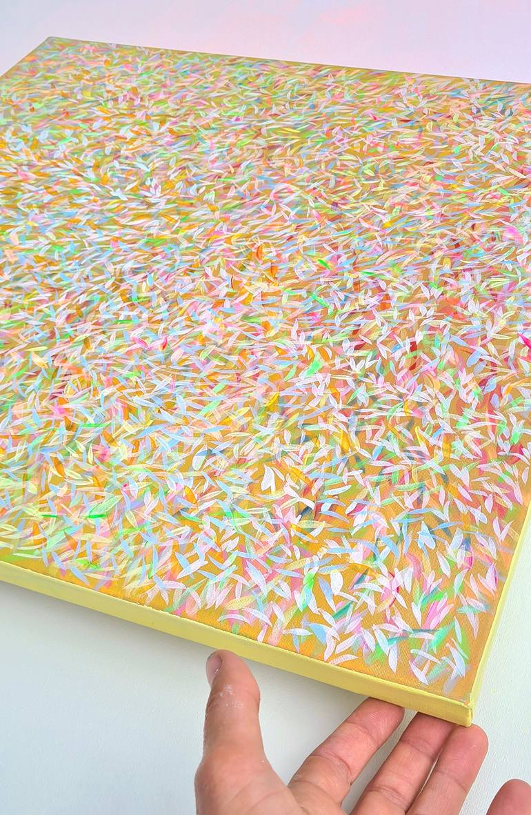 Original Abstract Floral Painting by Yuliya Martynova