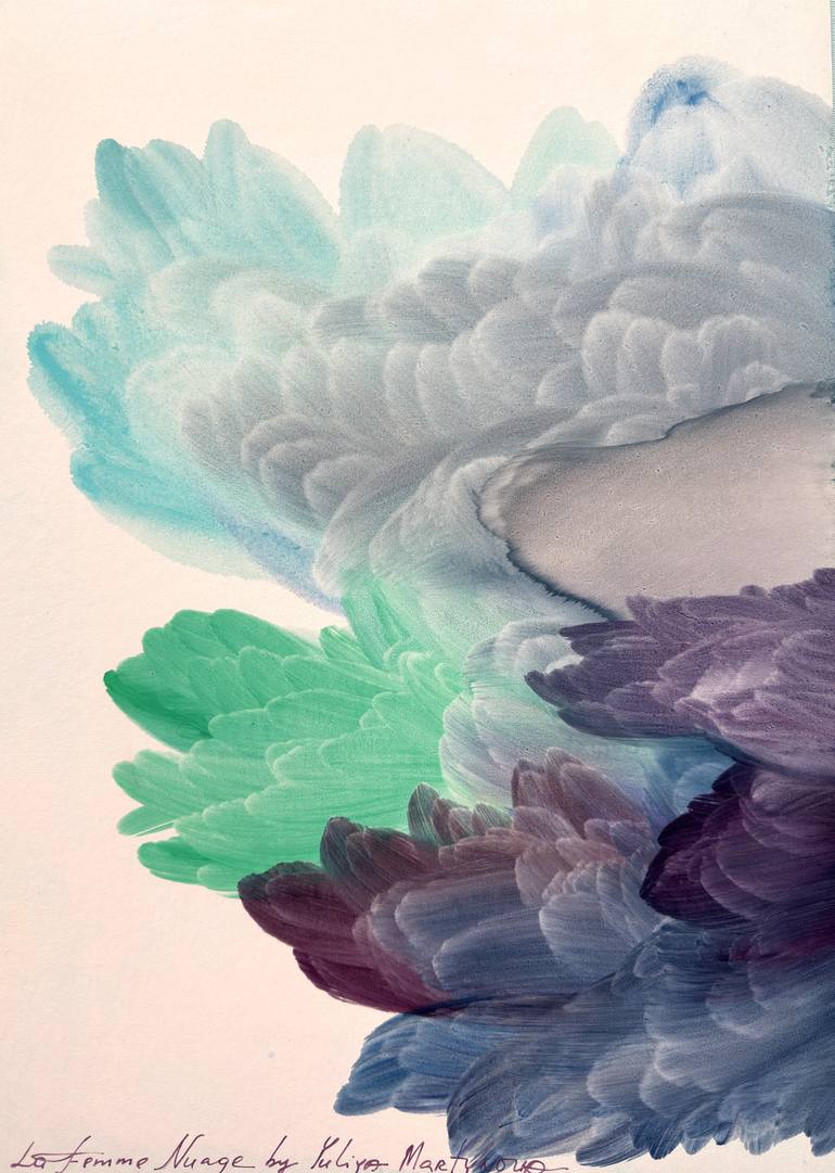 Original Abstract Expressionism Abstract Painting by Yuliya Martynova