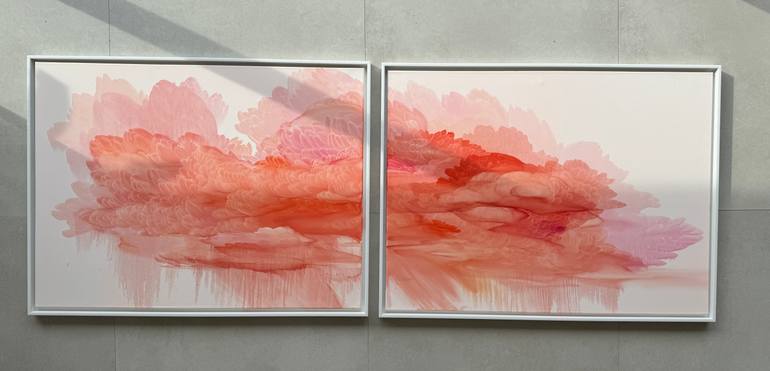Original Abstract Love Painting by Yuliya Martynova
