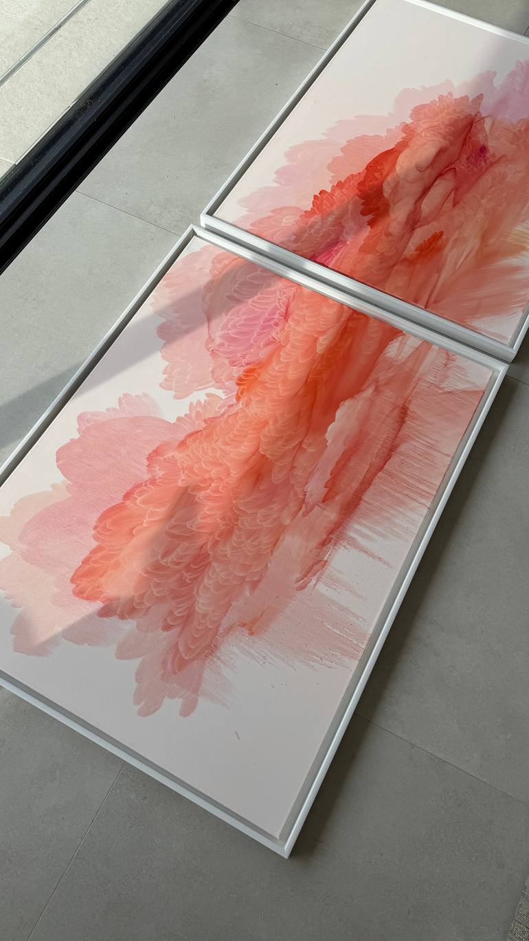 Original Abstract Love Painting by Yuliya Martynova