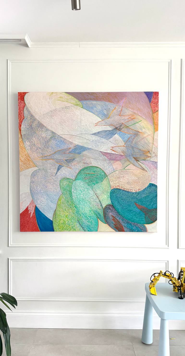 Original Contemporary Abstract Painting by Yuliya Martynova
