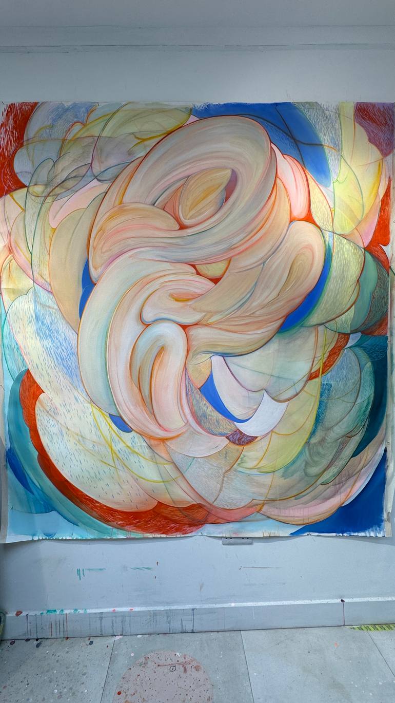 Original Abstract Expressionism Abstract Painting by Yuliya Martynova