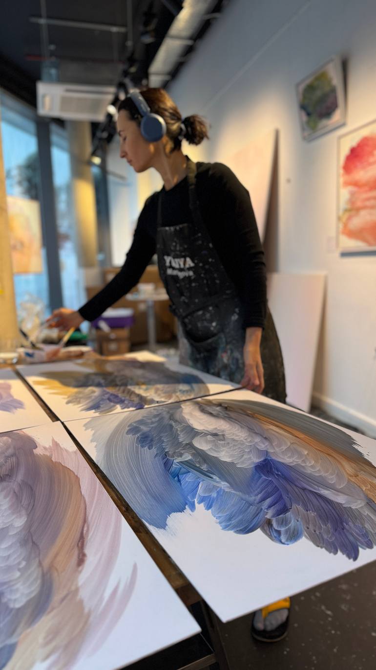 Original Abstract Nature Painting by Yuliya Martynova