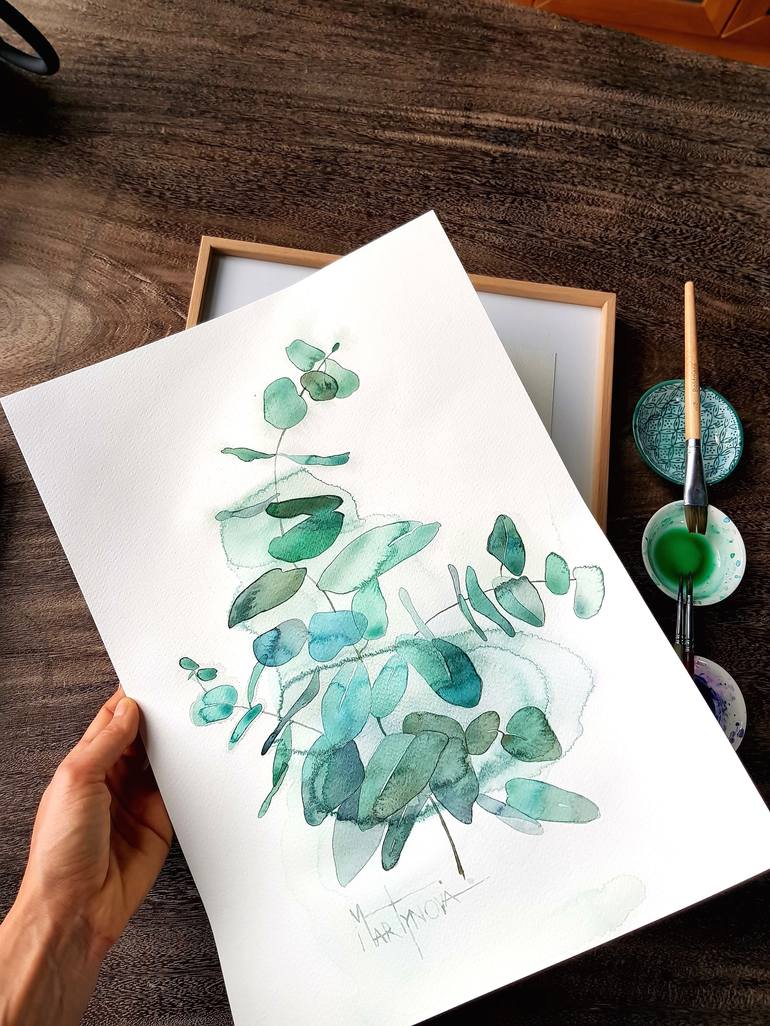 Original Botanic Painting by Yuliya Martynova