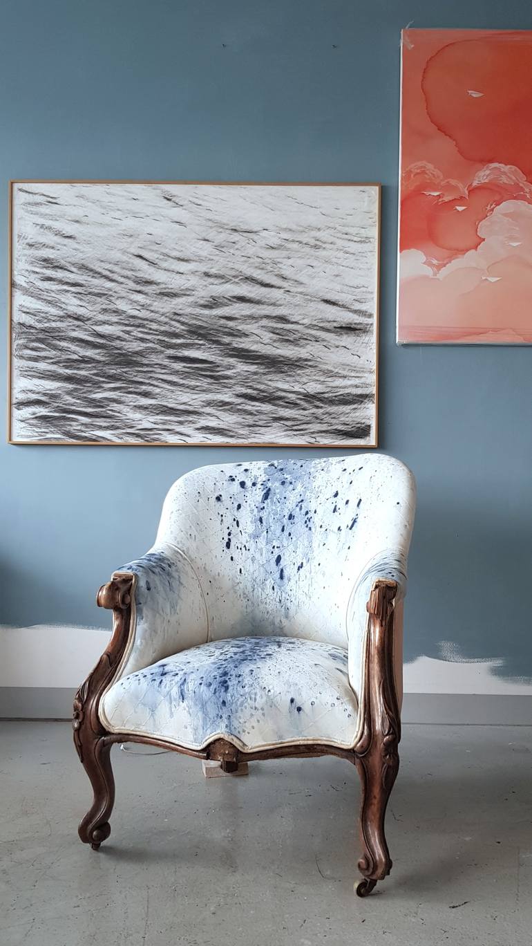 Original Seascape Drawing by Yuliya Martynova