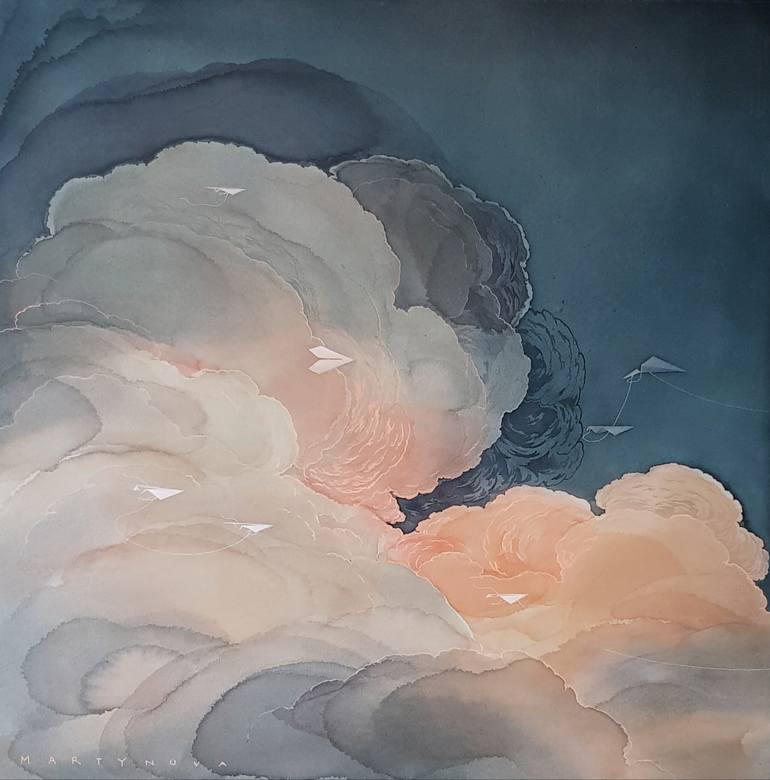 Original Abstract Expressionism Abstract Paintings by Yuliya Martynova