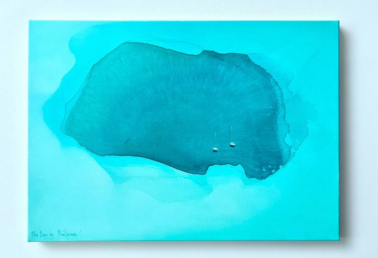 Original Abstract Seascape Paintings by Yuliya Martynova