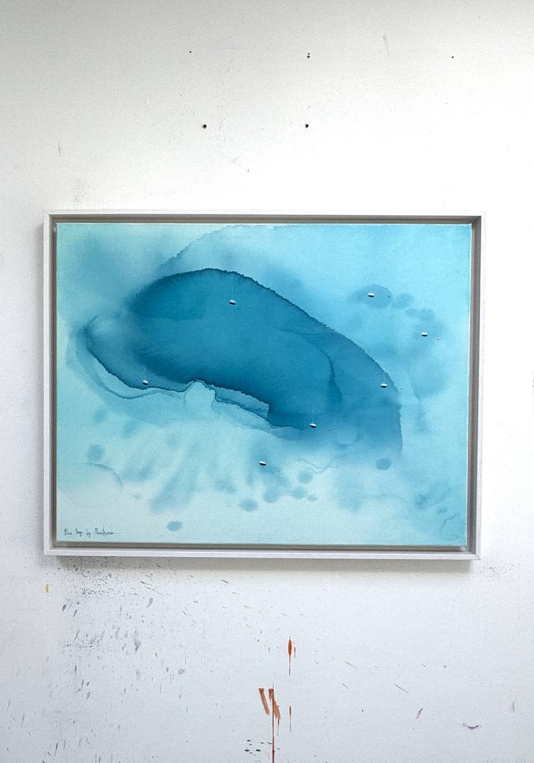 Original Abstract Expressionism Seascape Painting by Yuliya Martynova