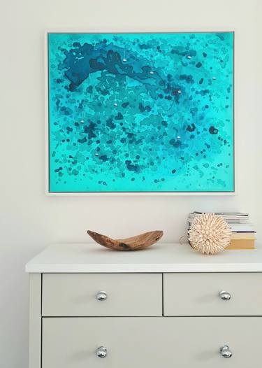 Original Abstract Seascape Paintings by Yuliya Martynova