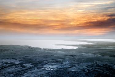 Fire sky over a Distant Home, Seascape - Limited Edition of 5 thumb