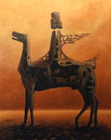 Print of Surrealism Horse Paintings by Max Horst