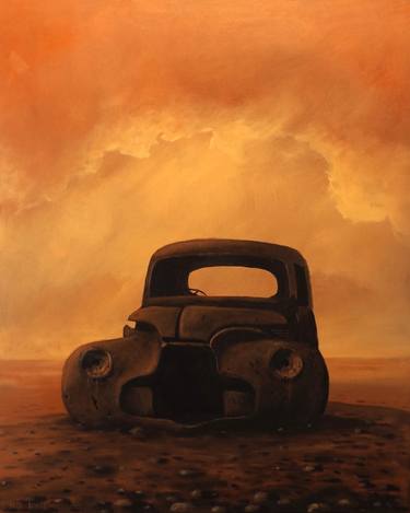 Original Automobile Paintings by Max Horst