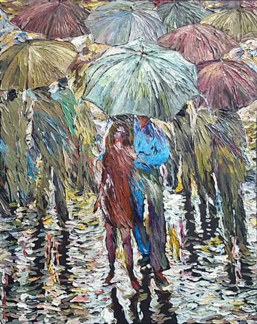 Original Impressionism People Paintings by ANDRII TRUSHKEVYCH