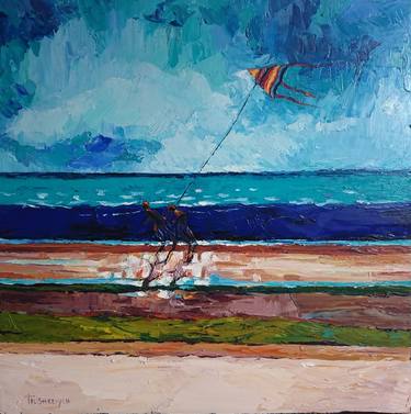 Original Impressionism Seascape Paintings by ANDRII TRUSHKEVYCH