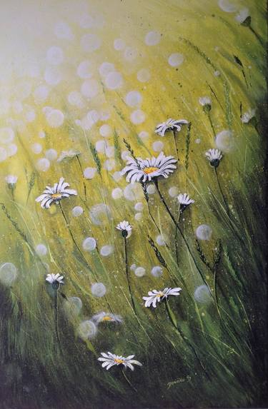 Original Floral Painting by Dominika Stec