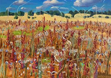 Original Fine Art Landscape Paintings by Vytautas Poska