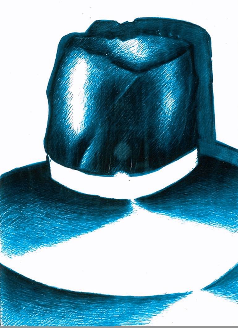 Original Conceptual Men Drawing by Wolfgang Schmidt