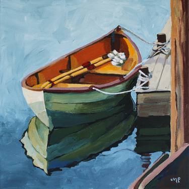 Original Boat Paintings by Melinda Patrick