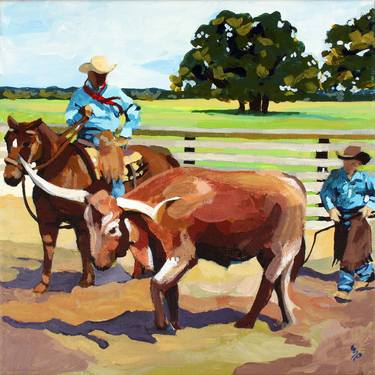 Original Impressionism Horse Paintings by Melinda Patrick