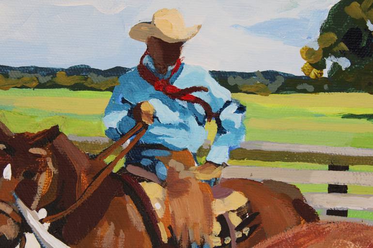 Original Contemporary Horse Painting by Melinda Patrick