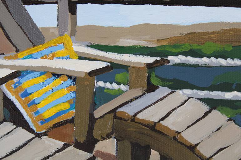 Original Contemporary Beach Painting by Melinda Patrick