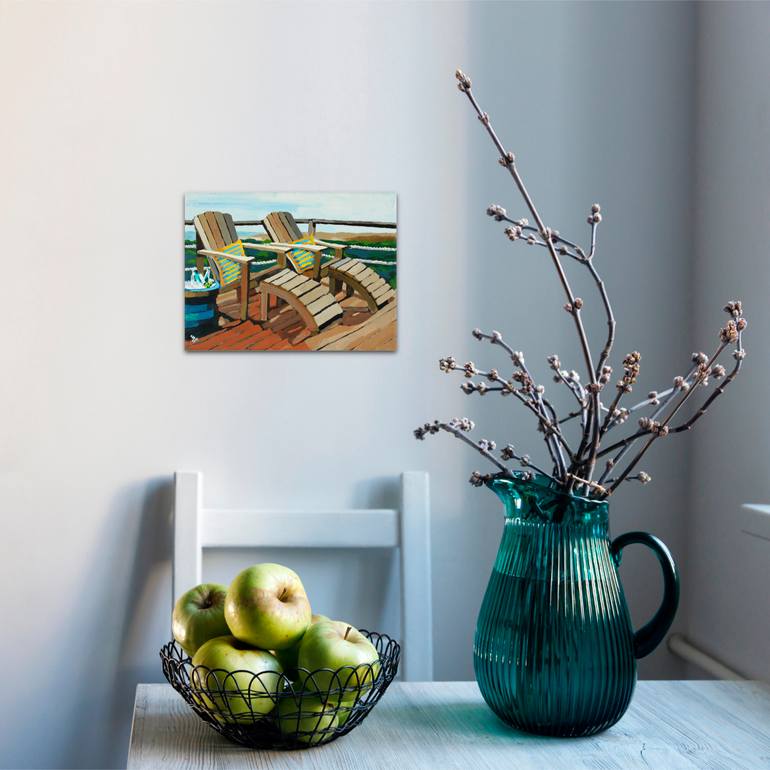 Original Contemporary Beach Painting by Melinda Patrick