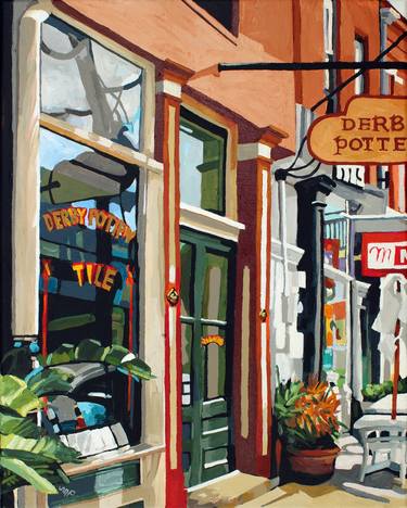 Original Impressionism Cities Paintings by Melinda Patrick
