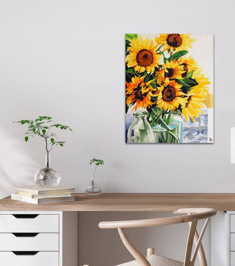 Original Impressionism Floral Painting by Melinda Patrick