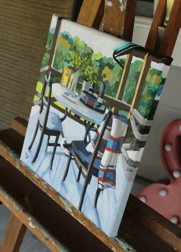 Original Impressionism Landscape Painting by Melinda Patrick