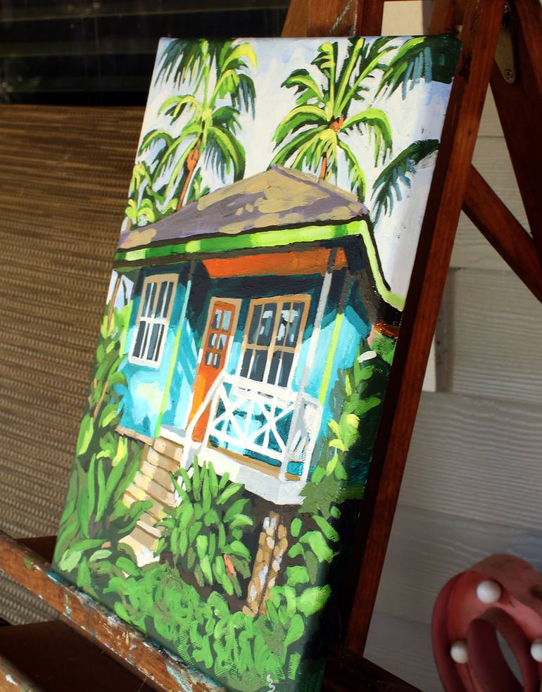 Original Impressionism Architecture Painting by Melinda Patrick