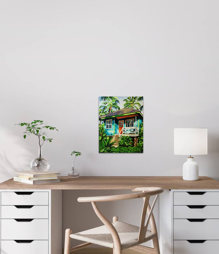 Original Impressionism Architecture Painting by Melinda Patrick