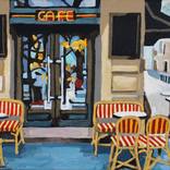 Crimson and Gold Cafe by Melinda Patrick