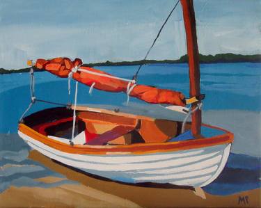 Print of Figurative Boat Paintings by Melinda Patrick