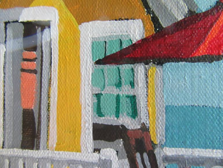 Original Illustration Beach Painting by Melinda Patrick