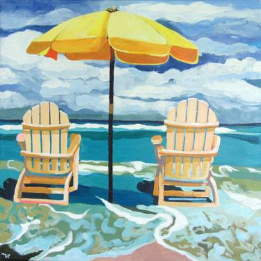 Original Beach Paintings by Melinda Patrick