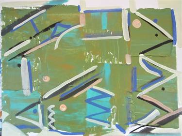 Original Abstract Expressionism Abstract Painting by Lee Pierce