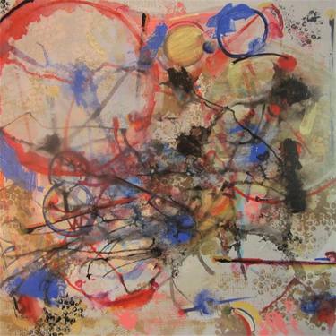 Original Abstract Expressionism Abstract Painting by Lee Pierce