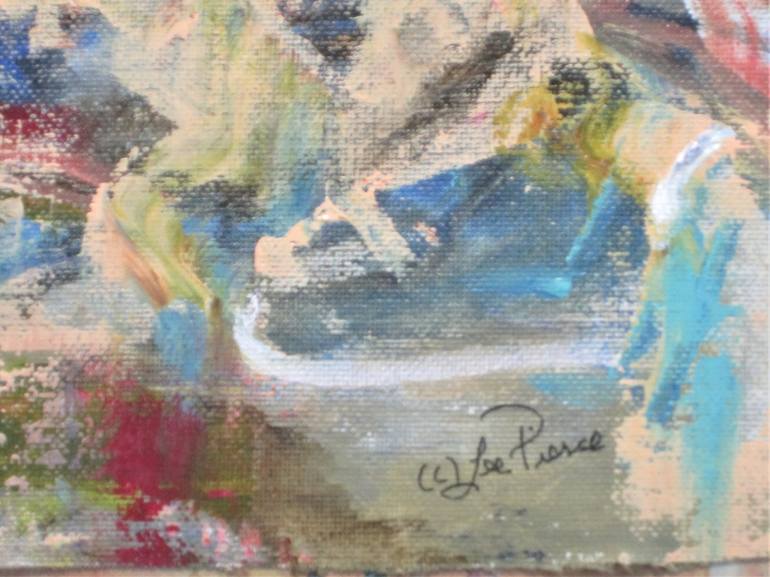 Original Abstract Expressionism Abstract Painting by Lee PIERCE
