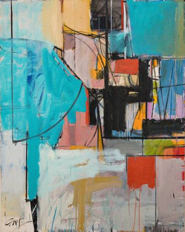 Original Abstract Expressionism Abstract Paintings by Craig Marshall Smith
