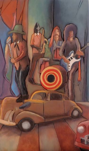 Print of Figurative Music Sculpture by David Abelson