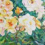 Orange Roses by Lia Aminov