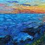 Original oil painting on stretched canvas.
Title - "Italian coast 4"
Size - 11,8" x 15,7" (30 x 40 cm), 2018
Signed front and back by Lia Aminov.