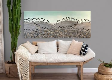 Original Abstract Expressionism Abstract Mixed Media by Natalie Green