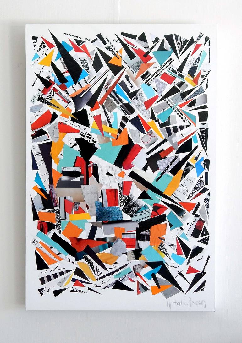Original Abstract Collage by Natalie Green
