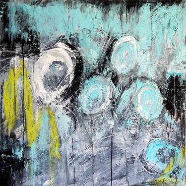Original Abstract Expressionism Abstract Paintings by Natalie Green