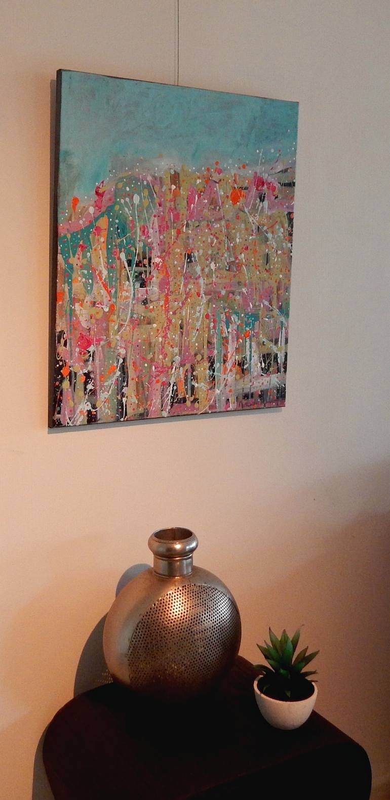 Original Abstract Expressionism Abstract Painting by Natalie Green