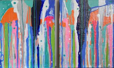 Print of Abstract Expressionism Abstract Paintings by Natalie Green