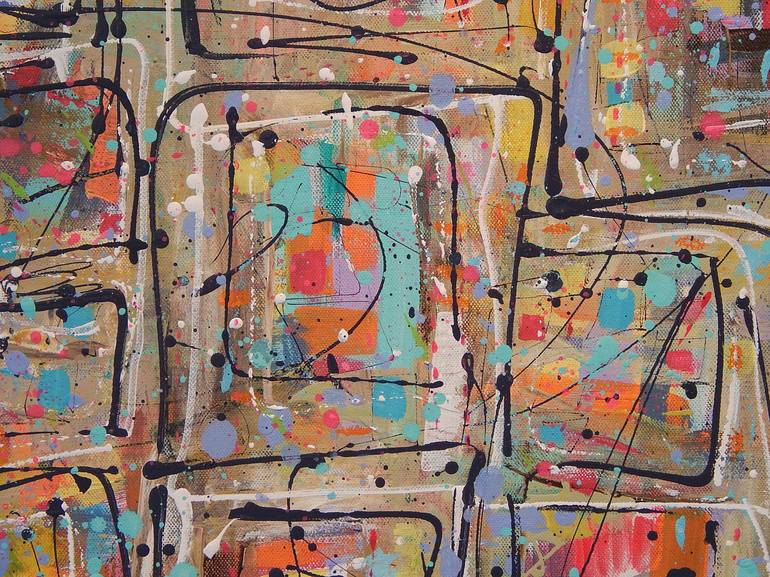 Original Abstract Interiors Painting by Natalie Green